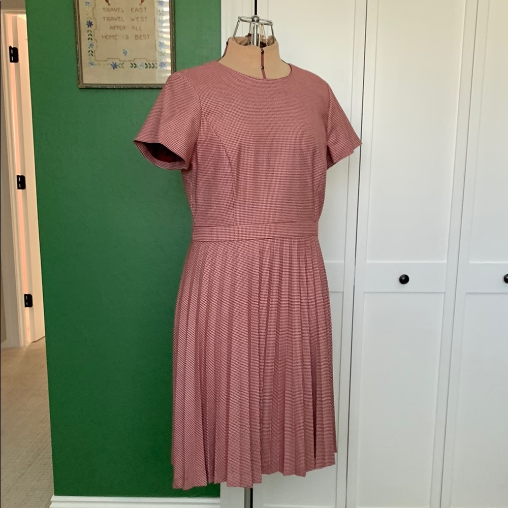 Brooks Brothers houndstooth dress